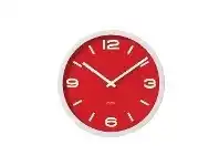 Officeworks Degree Elapse 30cm Clock Red offer