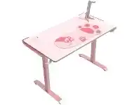 AeroCool Eureka Ergonomic Gaming Desk Pink I1-S
