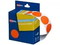 Officeworks Avery Dispenser Labels 24mm Red 350 Pack offer
