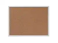 Officeworks Keji Plastic Frame Corkboard 490 x 370mm offer