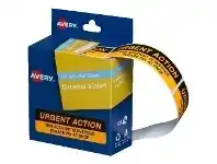 Avery 'Urgent Action' Printed Labels 19 x 64mm 125 Pack