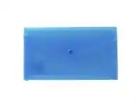 Officeworks J.Burrows Document Wallet DL Button Closure Blue offer