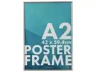 Officeworks Lifestyle Brands A2 Poster Frame Silver offer