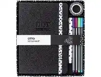 Officeworks Otto Monochrome Dot Journal Set offer