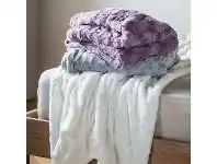 Fedula Faux Fur Throw, Grey