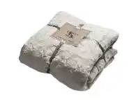 Kilburn & Scott Leah Faux Fur Throw, Cream