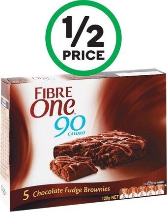 Woolworths Fibre one 100-120g pk 4/5 offer