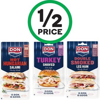 Woolworths Don sliced meats 170-250g – from the fridge offer