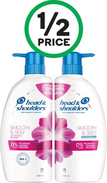 Woolworths Head & shoulders shampoo or conditioner 660ml offer