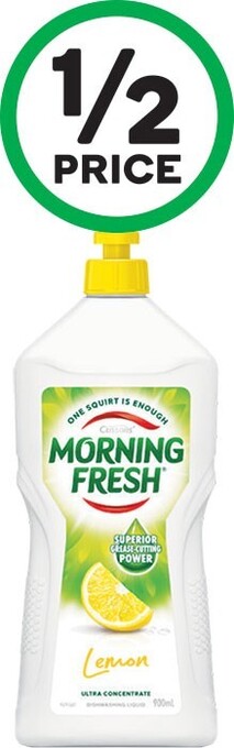Woolworths Morning fresh dishwashing liquid 900ml offer
