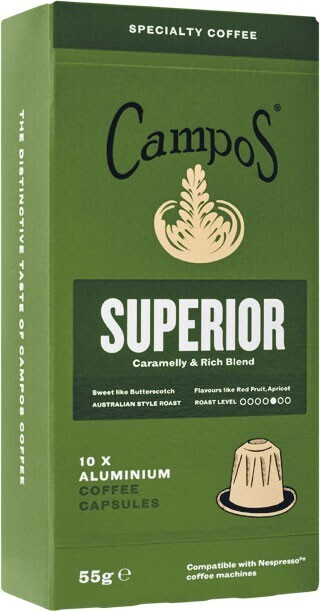 Woolworths Campos coffee capsules pk 10 offer