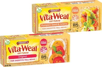 Woolworths Arnott’s vita weat 250g offer