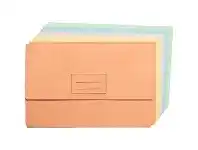 Officeworks Otto Manilla Document Wallets 10 Pack 2Tone Assorted offer