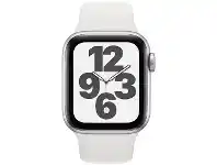 Apple Watch SE 40mm GPS + Cellular Silver White Band