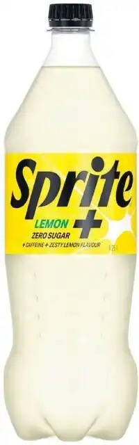 Woolworths Sprite lemon + original or no sugar soft drink 1.25 litre offer