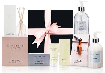 Woolworths Purely gourmet peppermint grove pamper hamper offer