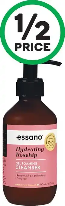 Woolworths Essano rosehip cleanser 140ml offer