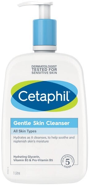 Cetaphil gentle skin cleanser all skin types 1 litre
