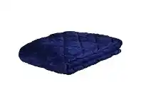 Florentine Quilted Velvet Comforter, Navy