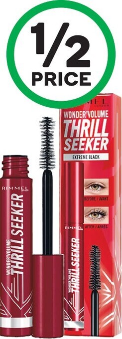 Woolworths Rimmel volume thrill seeker mascara 8ml offer