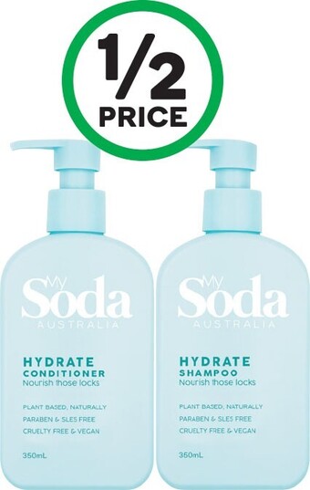 Woolworths My soda shampoo or conditioner 350ml offer