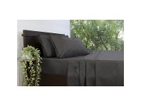 LivingStyles Ardor 3000TC Cotton Rich Sheet Sets, King, Charcoal offer