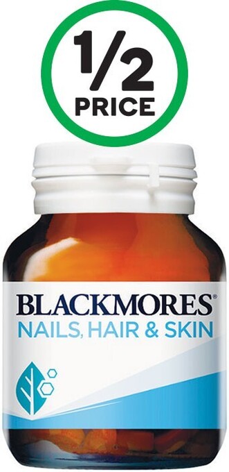 Woolworths Blackmores nails, hair & skin vitamin tablets pk 60* offer