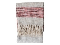 LivingStyles Tina Woven Cotton Throw, 150x125cm, Blush offer