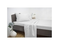 LivingStyles Ardor 1900TC Cotton Rich Sheet Set, Queen, White offer