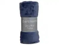 LivingStyles Apartmento Ultra Plush Throw, Indigo offer