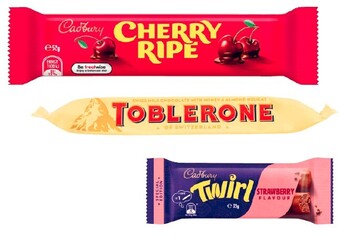 Coles Cadbury medium bar 30g-60g, europe bar 40g-45g or toblerone bar 50g offer