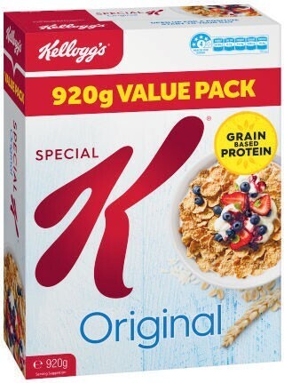 Coles Kellogg's special k 920g offer