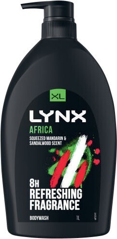 Coles Lynx africa body wash 1 litre offer