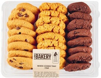 Coles Coles bakery mixed biscuit tray 24 pack offer