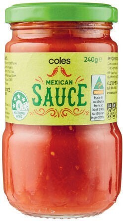 Coles Coles mexican sauce 240g offer
