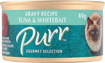 Coles Purr cat food tin 85g offer
