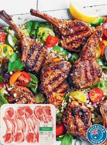 Coles Coles australian lamb cutlets offer