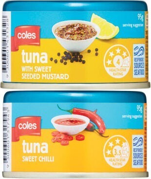 Coles Coles tuna 95g offer