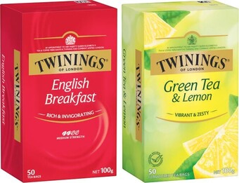 Coles Twinings tea bags 40 pack-50 pack offer