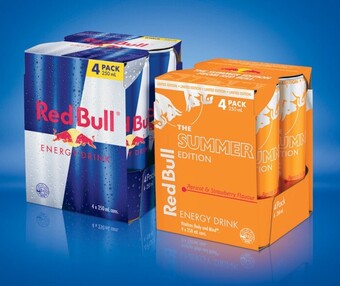 Coles Red bull energy drink 4x250ml offer