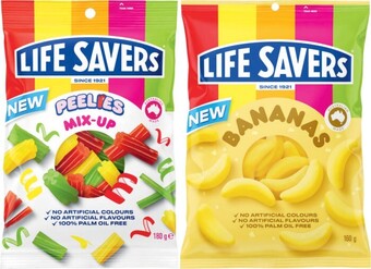 Coles Lifesavers candy bags 160g-220g offer