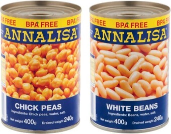Coles Annalisa beans 400g offer