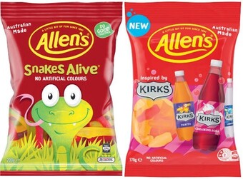 Coles Allen's medium bag 140g-200g offer