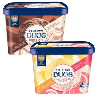 Coles Blue ribbon duos 2 litre offer
