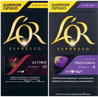 Coles L'or nespresso compatible capsules 10 pack offer