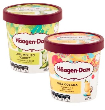 Coles Häagen-dazs tub 420ml-457ml offer