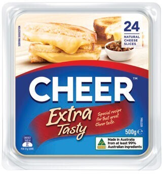 Coles Cheer cheese slices 500g offer