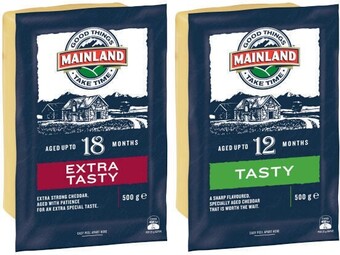 Coles Mainland cheese block 400g-500g offer