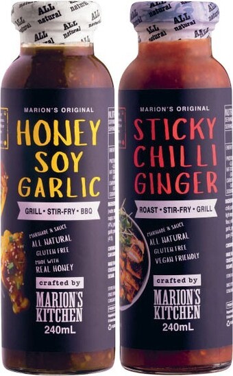 Coles Marion's kitchen dressing or marinade 240ml offer