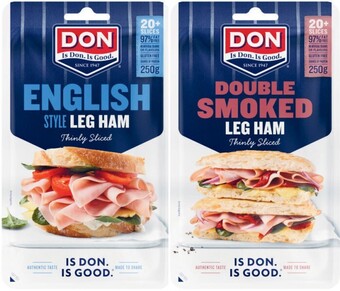 Coles Don sliced meats 170g-250g offer